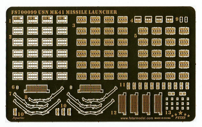 FS700099 1/700 Modern USN MK-41 Missile Launcher & Loading Equipment