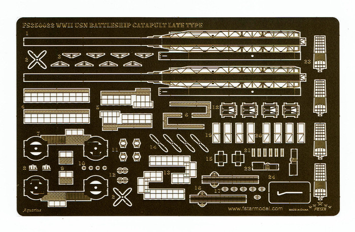 FS350022 1/350 WWII USN Battleship Catapult (Late type)