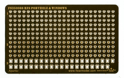 FS350086 1/350 Modern Russian/Soviet Navy Portholes & Windows