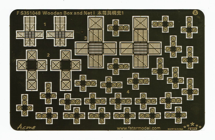 FS351048 1/350 Wooden Box and Net I