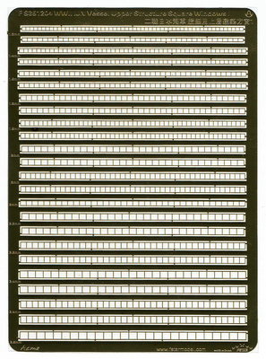 FS351204 1/350 WWII IJN Square Windows for Upper Structures