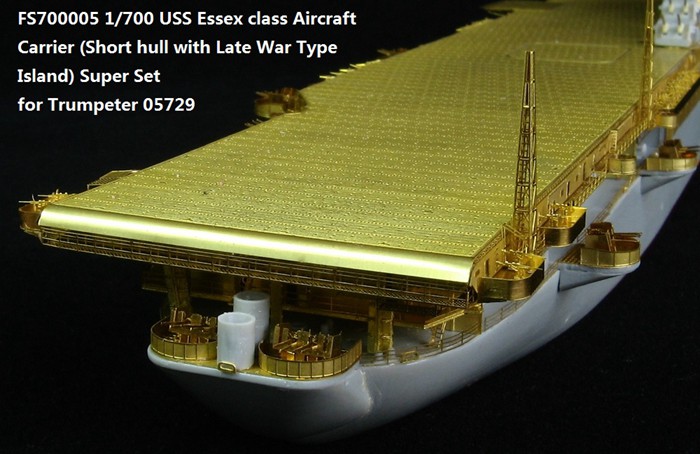 FS700005 1/700 USS Essex class Aircraft Carrier (Short hull Late Type) Set  for Trumpeter 05729 - FiveStarModel_五星模型& Seedhobby