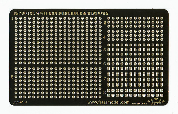 FS700124 1/700 WWII USN Porthole & Windows