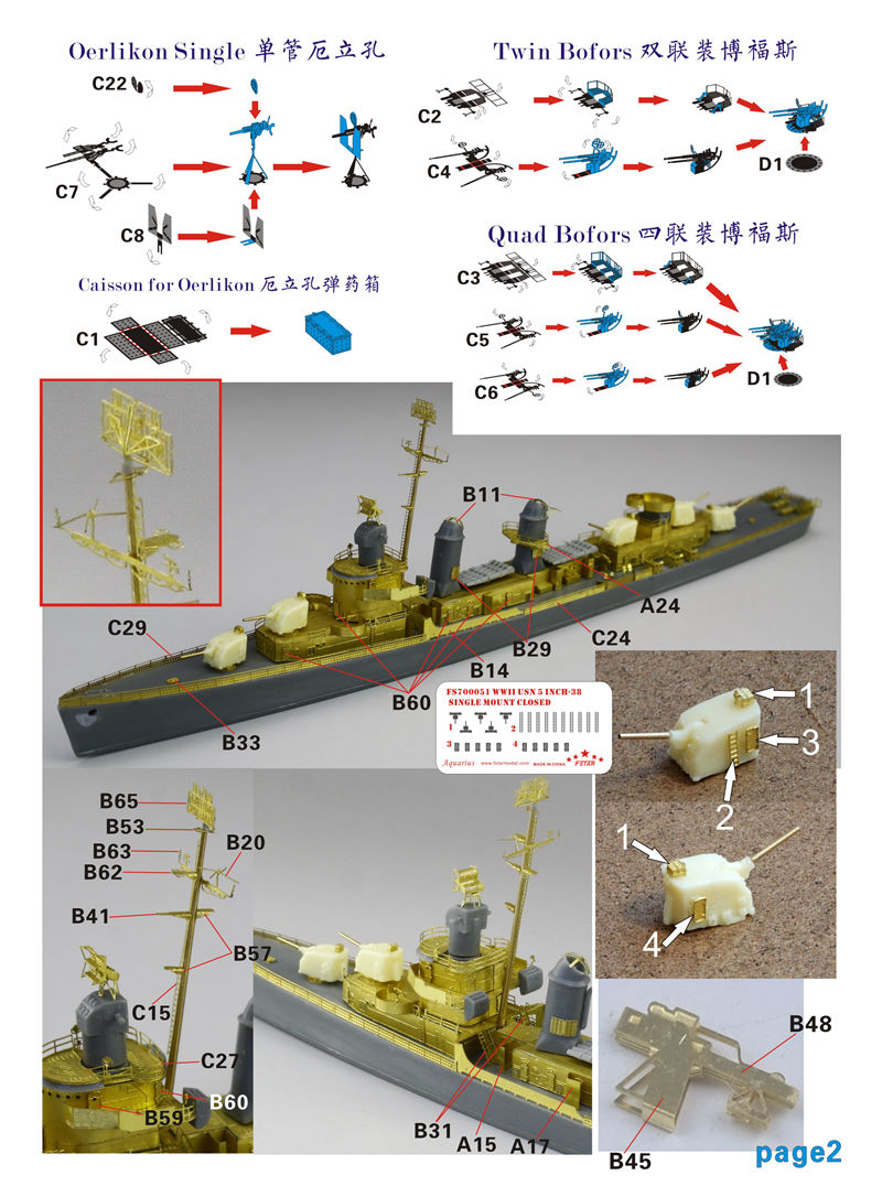 Five Star 1/700 700116 PLA Navy Type 052 C Destroyer pour S-Modèle 