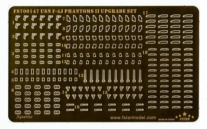 FS700147 1/700 USN F-4J Phantoms II Upgrade set for Trumpeter