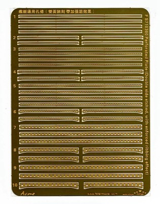 FS710300 1/700 Perforated Plate (Double side etched with enforced ribbing effect)