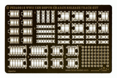 FS350018 1/350 WWII USN Depth Charge Release Track Set