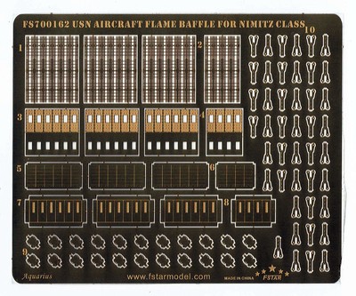FS700162 1/700 USN Aircraft Flame Baffle for Trumpeter's Nimitz Class