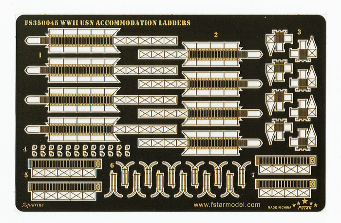FS350045 1/350 WWII  USN Accommodation Ladder