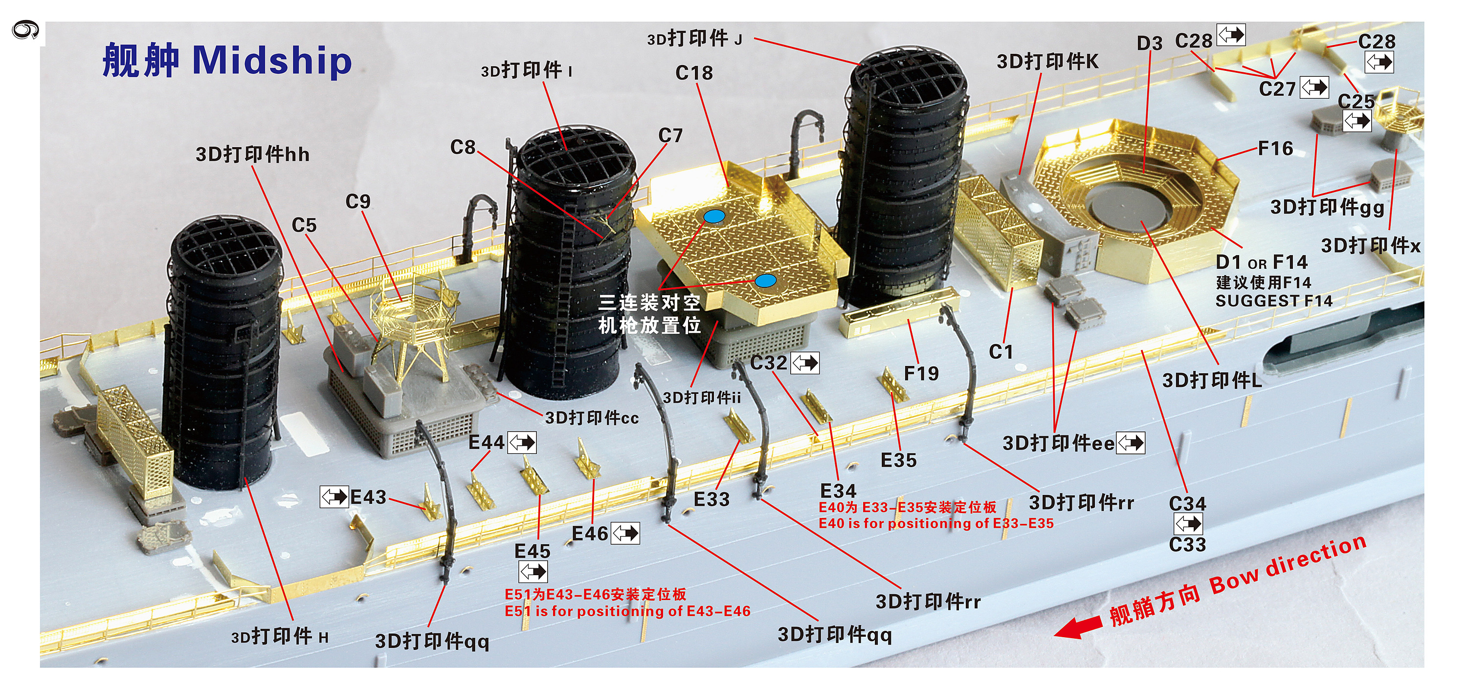 FS351201SP 1/350 WWII IJN Light Cruiser Isuzu Complete Upgrade Set