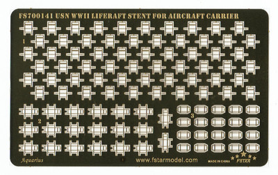 FS700141 1/700 WWII USN Liferaft Stent for Aircraft Carrier
