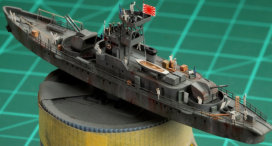 WWII Manchukuo(Kwantung Army) Ting Pien 定边Class Gunboat (built 