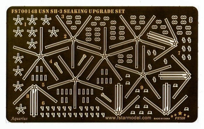FS700148 1/700 USN SH-3 Seaking Upgrade set for Trumpeter