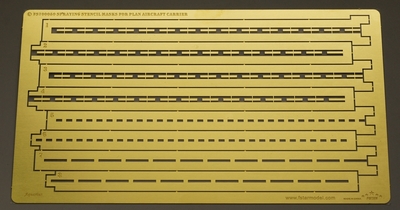 FS700050 1/700 Spraying Stencil Masks for PLAN Aircraft Carrier