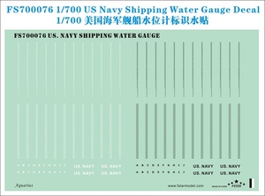FS700076 1/700 US Navy Shipping Water Gauge Decal