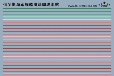 FS350106 1/350 Modern Russian Navy Skirting Line Decal
