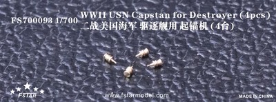 FS700093 1/700 WWII USN Capstan for Destroyer (4pcs)