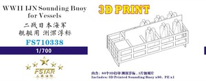 FS710338 1/700 WWII IJN Sounding Buoy for Vessels 3D Printing (80pcs)