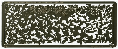 FS48005 1/48 Spray Mask for Large Scale Models Mottled Weathering Effect