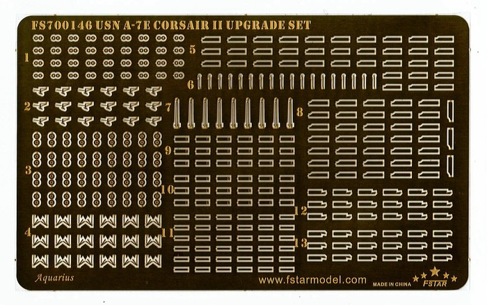 FS700146 1/700 USN A-7E Corsair II Upgrade set for Trumpeter