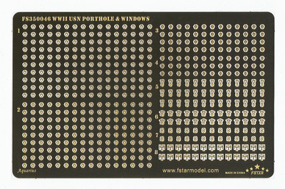 FS350046 1/350 WWII USN Porthole & Windows