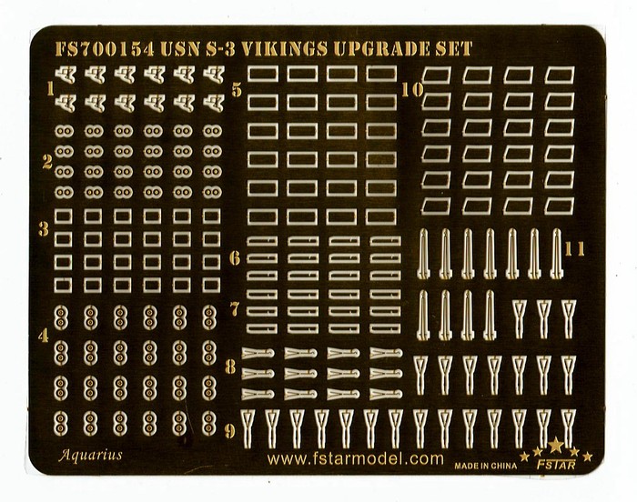 FS700154 1/700 USN S-3 Vikings Upgrade set for Trumpeter