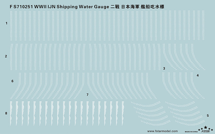 FS710251 1/700 WWII IJN Shipping Water Gauge